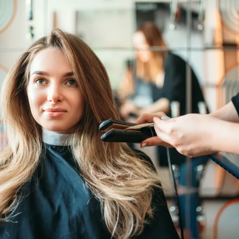 woman hair salon