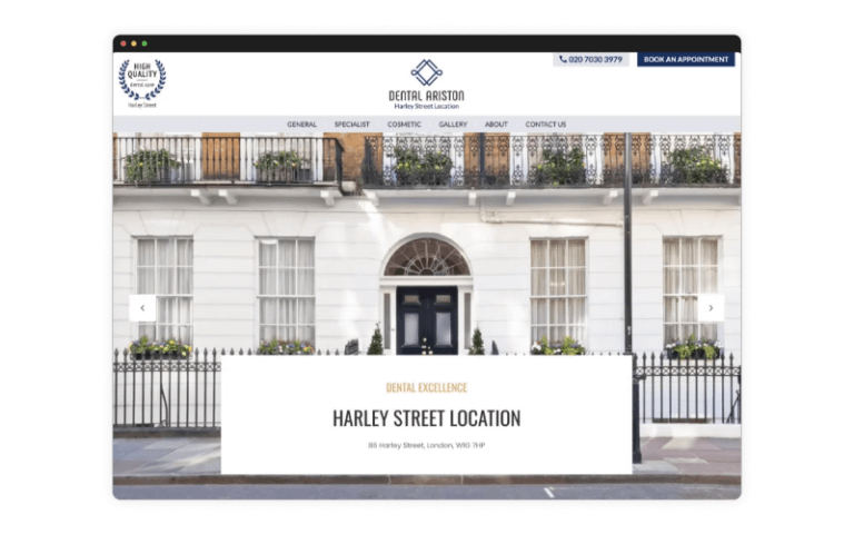 Dental Ariston website