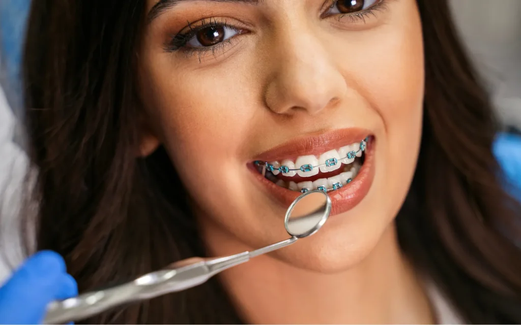 Orthodontist at the clinic