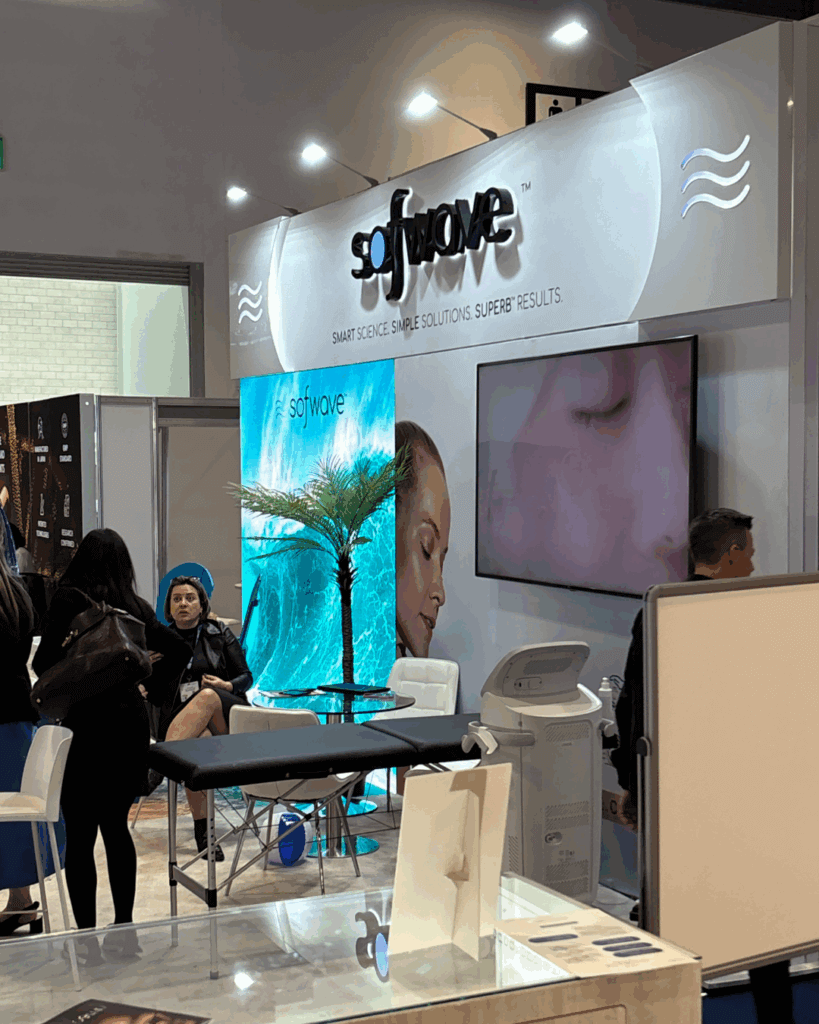 sofwave booth at CCR 2025 UK event