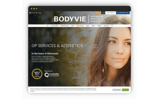 Bodyvie web