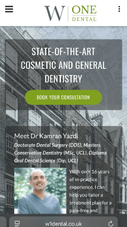 W1 Dental mobile web