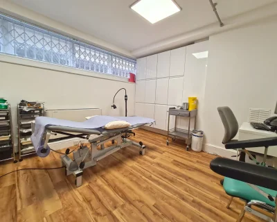 City Walk In Clinic interior treatment room
